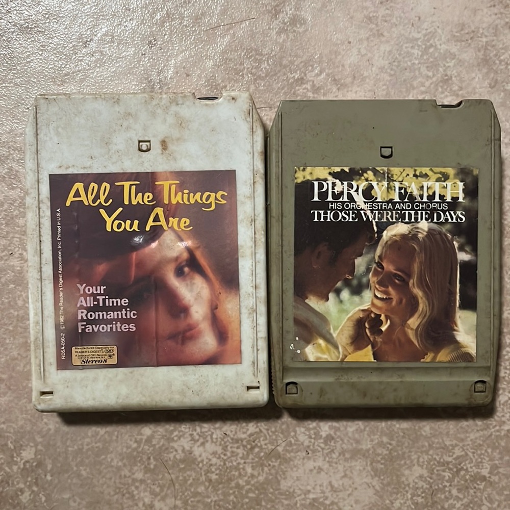8Track Tapes x 2